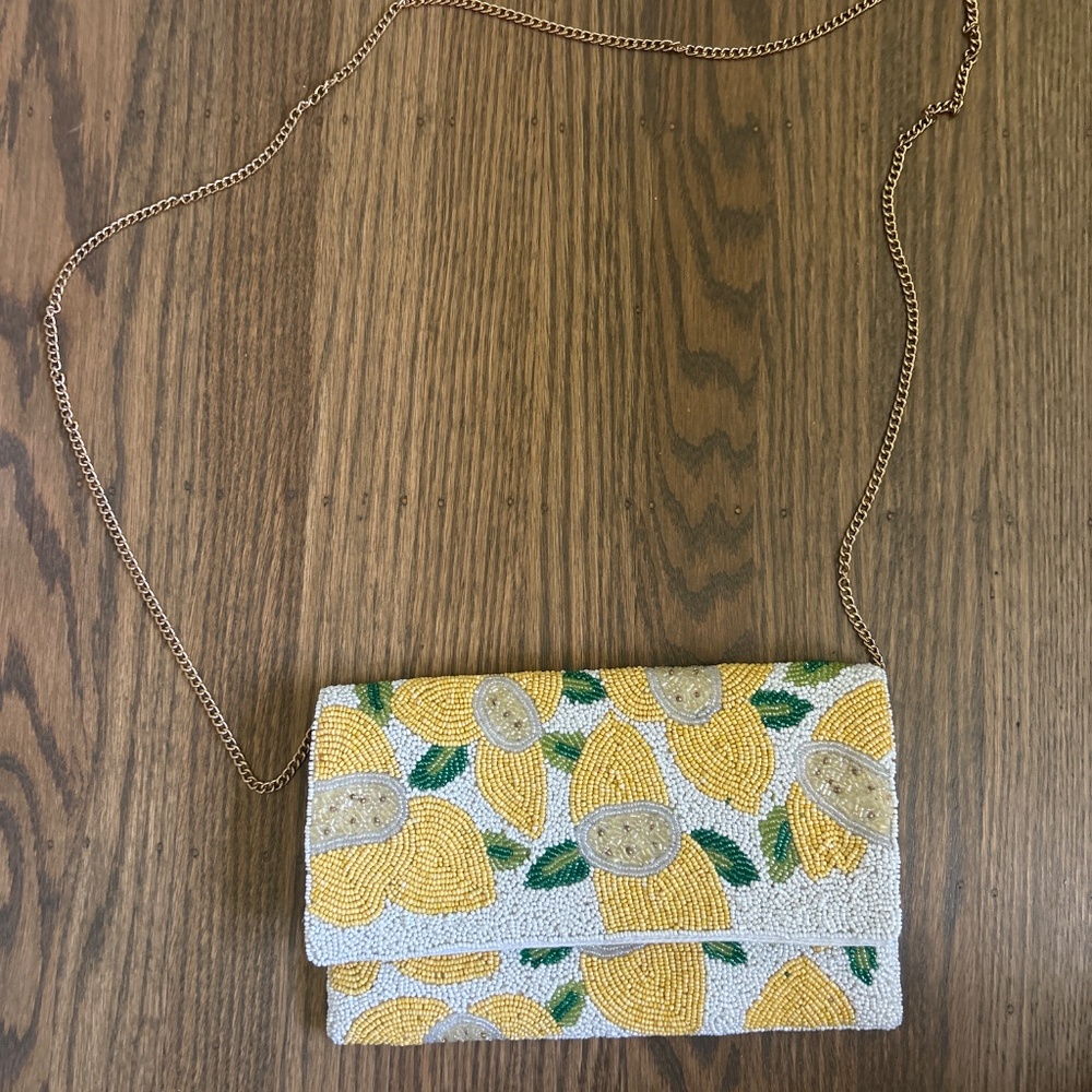 Antik Kraft Beaded Lemon Clutch - Picture 4 of 4